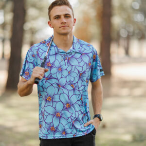 Dusty Flower Lights  Golf Shirt - Men