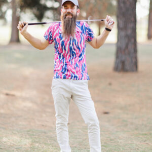 The Funky Tiger  Golf Shirt - Men