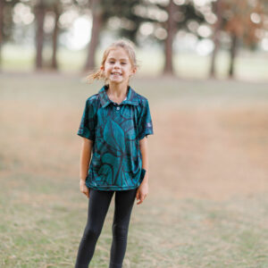 Emerald Forest  Golf Shirt - Kids