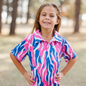 Funky Tiger Golf Shirt - Kids