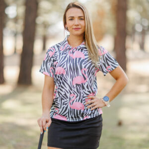 Zebingos Golf Shirt - Women