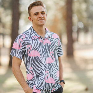 The Zebingos  Golf Shirt - Men